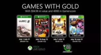 Temmuz 2020 Games With Gold Oyunları Duyuruldu