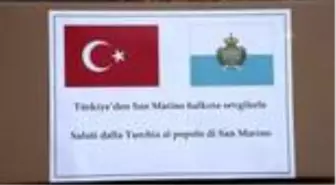 Türkiye'den San Marino'ya 'maske' yardımı