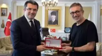 Ünlü yönetmen Nuri Bilge Ceylan, Erzurum Valisi Okay Memiş'i ziyaret etti