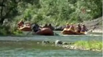 Ordu'da rafting için deneme turu atıldı