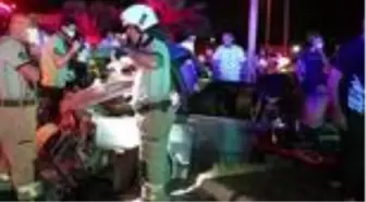 Trafik kazası : 6 yaralı