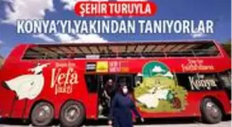 Şehir turuyla Konya'yı yakından tanıyorlar