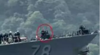 ABD savaş gemisi 'USS Porter' İstanbul Boğazı'ndan geçti