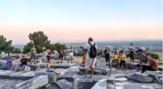 Aydınlı kampçılar, tarihle iç içe kamp yaptı