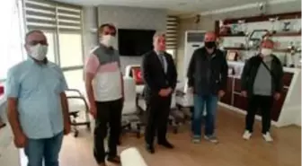 Kayak yöneticileri Gençlik Hizmetleri ve Spor İl Müdürlüğünü ziyaret etti