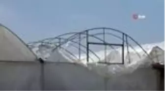 Termal seralara yağmur ve dolu vurgunu