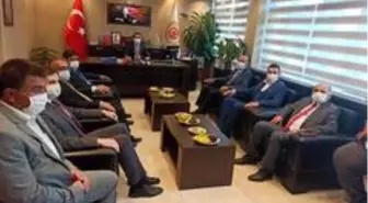 Vali Çiçek'ten Kaymakam Kaya'ya ziyaret
