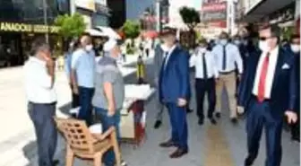Vali Gürel hem uyardı hem maske dağıttı