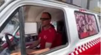 Hayali olan 'Çiçek Abbas' filmindeki minibüsü yapmak için 60 bin TL harcadı