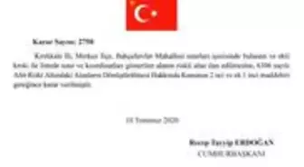 Cumhurbaşkanı Erdoğan'ın imzasıyla Kırıkkale'deki bir alan riskli bölge ilan edildi