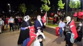 Çorum halkı Ayasofya camisinin ibadete açılmasını mehterle kutladı