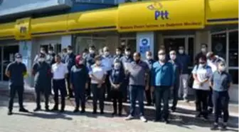 Posta dağıtıcısı kadına yapılan çirkin saldırı protesto edildi