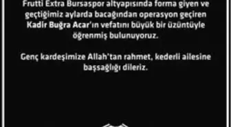 Bursaspor'un acı günü