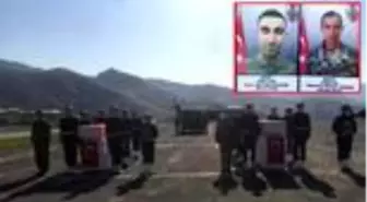 Şehitlerimize son görev! Hakkari'de şehit olan 2 şehidimiz son yolculuğuna uğurlanıyor