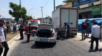 Tarsus'ta trafik kazası: 2 yaralı