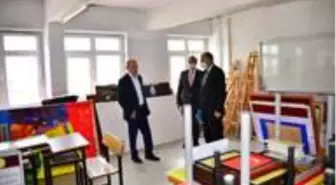 Vali Öner, Milli Eğitim yatırımlarını denetledi