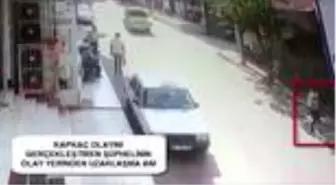 Kapkaç anı güvenlik kamerasında