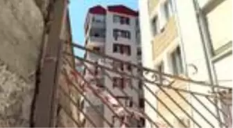 Mudanya'da zemin kolonu patlayan 7 katlı apartman boşaltıldı - BURSA