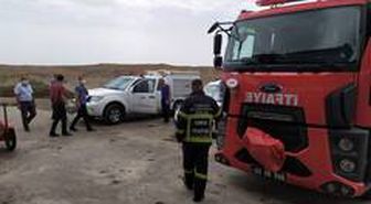 Çöp yangını için bölgeden yardım talebi