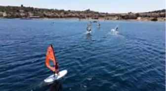 Son dakika haber... Ayvalık windsurfte de iddialı