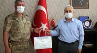 Son dakika haber... İl Jandarma Komutanı Özkul'dan Müftü Topçu'ya veda ziyareti