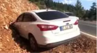 Akseki'de trafik kazası: 2 yaralı