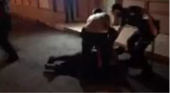 Bekçi ve polislere zorluk çıkaran 4 kişi gözaltına alındı