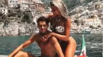 Milli futbolcu Enes Ünal, eşiyle Bodrum'da tatilin tadını çıkarıyor