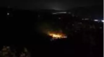 Zeytinlik alanda çıkan yangın ormana sıçradı (3)