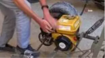 Son dakika... Pandemi sürecinde evde sıkılan liseli genç, su motorundan 'buggy' araba yaptı