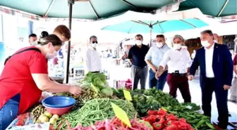 Bornova'da tam takım koronavirüs denetimi