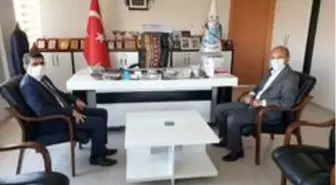 Kaymakam ve Başkan'dan uyumlu çalışma temennisi