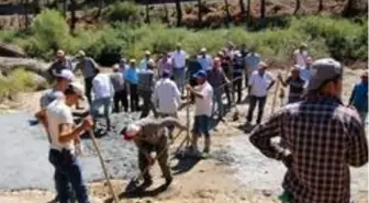 Son dakika haber... Başkan Kaplan, Kızılcabölük Mahallesinin en önemli sorununa el attı