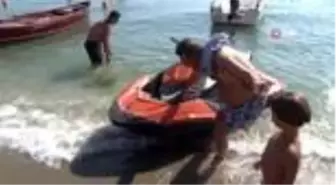 Kumburgaz'da yüzme alanında 'jetski ve sürat teknesi' denetimi