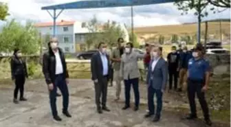 Vali Öksüz, Sarıkamış 'ta bir takım incelemelerde bulundu