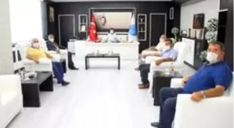 CHP Kilis İl Yönetimi Rektör Karacoşkun'la bir araya geldi