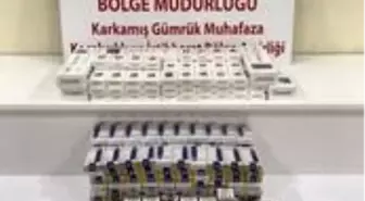 Sınır kapısında 910 paket kaçak sigara ele geçirildi