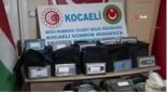 Kocaeli'de ele geçirilen 540 kilo kokain görüntülendi