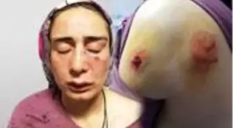 Çocuklarının gözü önünde karısını öldüresiye darp edip pencereden atmaya kalktı