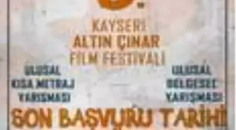 8. Kayseri Altın Çınar Film Festivali başvuruları başladı