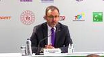 Son dakika haber! Gençlik ve Spor Bakanı Kasapoğlu, İstanbul Tenis Merkezi'nin açılışında konuşma yaptı (3)