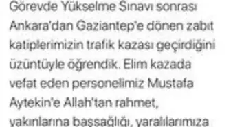 Son dakika haber... Bakan Gül'den trafik kazasında hayatını kaybeden zabıt katibi için başsağlığı mesajı