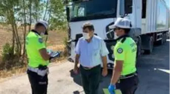 Kaymakam Tortop, trafik ekipleri ile denetim yaptı
