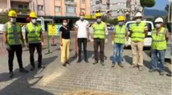 Kiraz ilçesinde doğal gaz için ilk kazma vuruldu