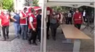 Suriye'de şehit olan Türk Kızılay personelinin cenaze töreni