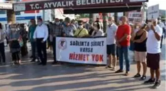 Ayvalık'ta sağlık çalışanlarına yönelik şiddete sert tepki