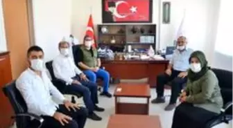 Son dakika haber: Şehit ailesinden Başhekim Dr. Canbay'a ziyaret