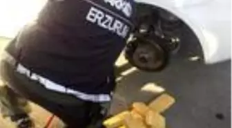Emekli polisin aracında 61 kilo eroin bulundu