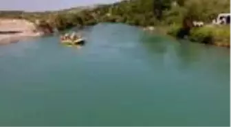 Göksu Irmağında rafting keyfi