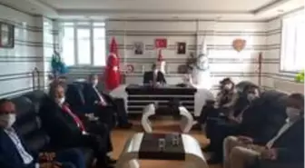 AK Parti heyeti Başkan Arif Teke'yi ziyaret etti